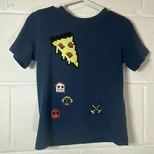 Joe Fresh Toddler Pizza & Video Games Short Sleeve T-shirt
